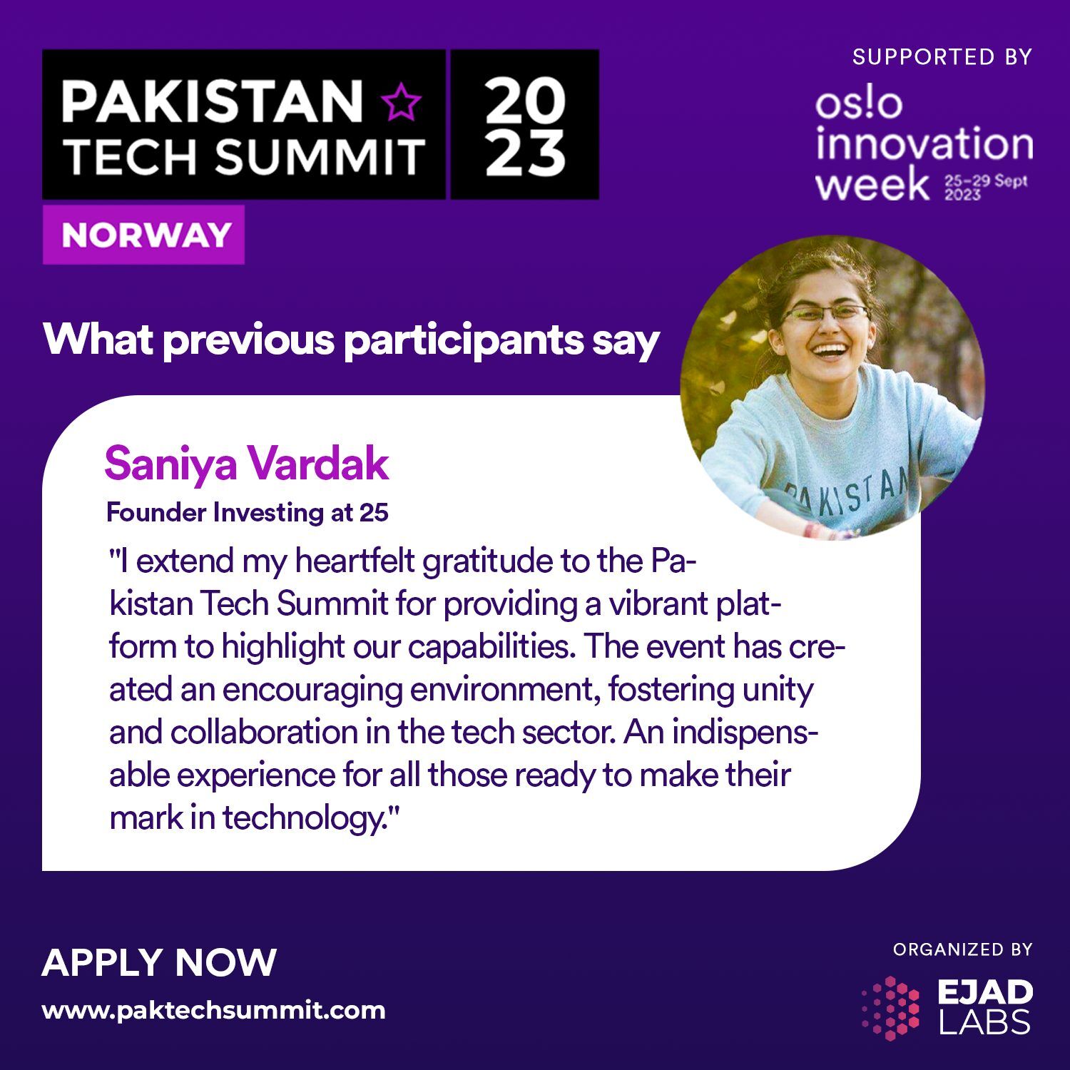 Go Global with Ejad Labs 11 Saniya Vardak